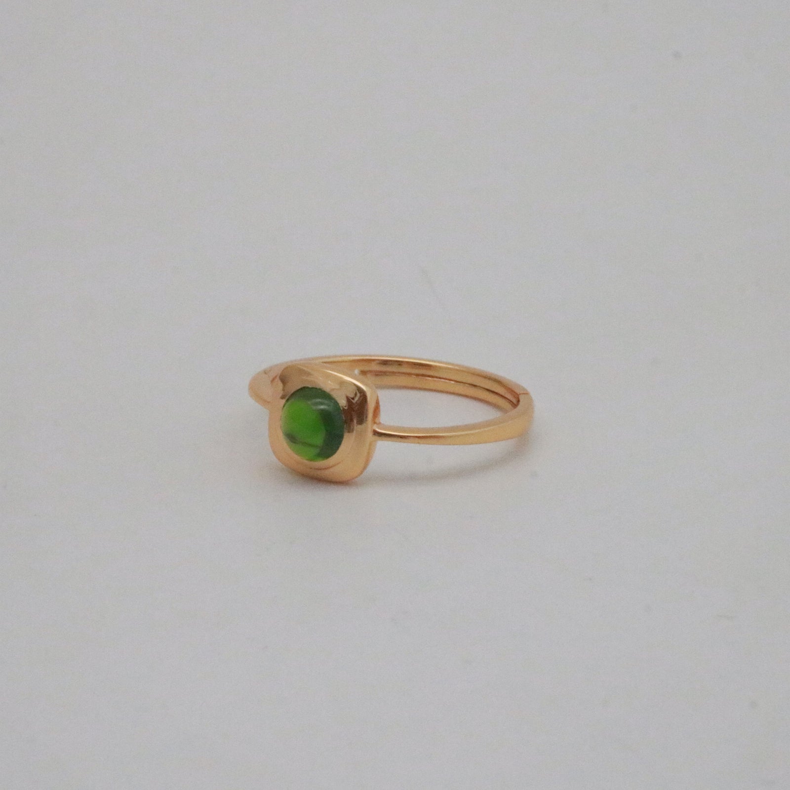 natural diopside ring