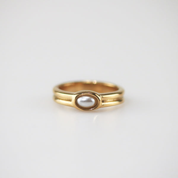 Meideya Jewelry Pearl Stacker Ring